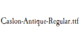 Caslon-Antique-Regular