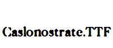 Caslonostrate