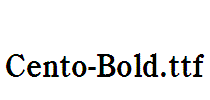 Cento-Bold