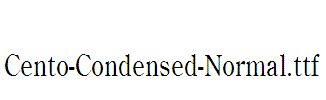 Cento-Condensed-Normal