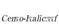 Cento-Italic