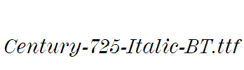 Century-725-Italic-BT