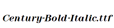 Century-Bold-Italic