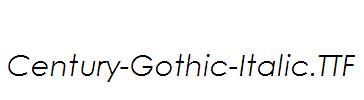 Century-Gothic-Italic