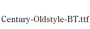 Century-Oldstyle-BT