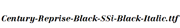 Century-Reprise-Black-SSi-Black-Italic