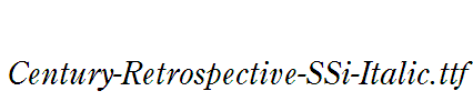 Century-Retrospective-SSi-Italic