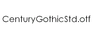 CenturyGothicStd