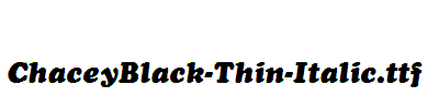 ChaceyBlack-Thin-Italic