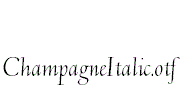 ChampagneItalic