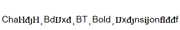 Charter-BdExt-BT-Bold-Extension