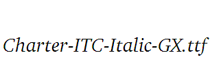 Charter-ITC-Italic-GX