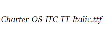 Charter-OS-ITC-TT-Italic