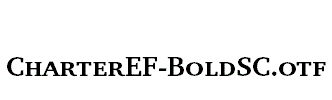 CharterEF-BoldSC