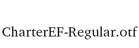 CharterEF-Regular