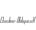 Chasline-Oblique