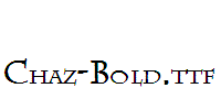 Chaz-Bold