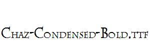 Chaz-Condensed-Bold