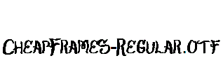 CheapFrames-Regular