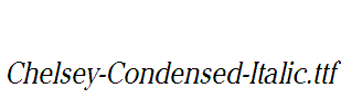 Chelsey-Condensed-Italic