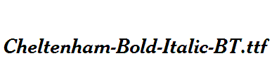 Cheltenham-Bold-Italic-BT