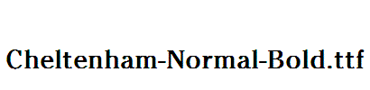 Cheltenham-Normal-Bold