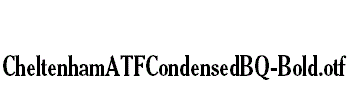 CheltenhamATFCondensedBQ-Bold