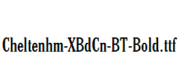 Cheltenhm-XBdCn-BT-Bold