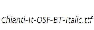 Chianti-It-OSF-BT-Italic