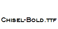 Chisel-Bold