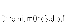 ChromiumOneStd