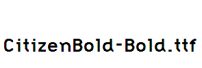 CitizenBold-Bold