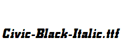 Civic-Black-Italic