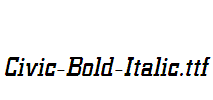 Civic-Bold-Italic