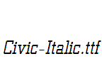 Civic-Italic