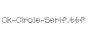 Ck-Circle-Serif