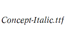 Concept-Italic