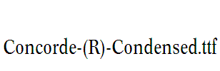 Concorde-(R)-Condensed