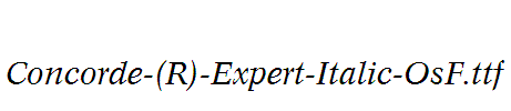 Concorde-(R)-Expert-Italic-OsF