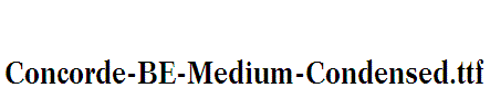 Concorde-BE-Medium-Condensed