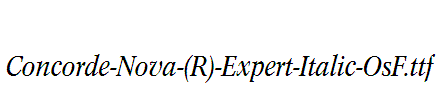 Concorde-Nova-(R)-Expert-Italic-OsF