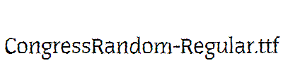 CongressRandom-Regular