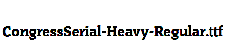 CongressSerial-Heavy-Regular