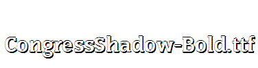 CongressShadow-Bold