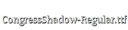 CongressShadow-Regular