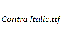 Contra-Italic