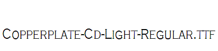 Copperplate-Cd-Light-Regular