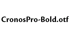 CronosPro-Bold