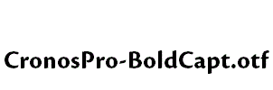 CronosPro-BoldCapt