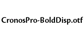 CronosPro-BoldDisp